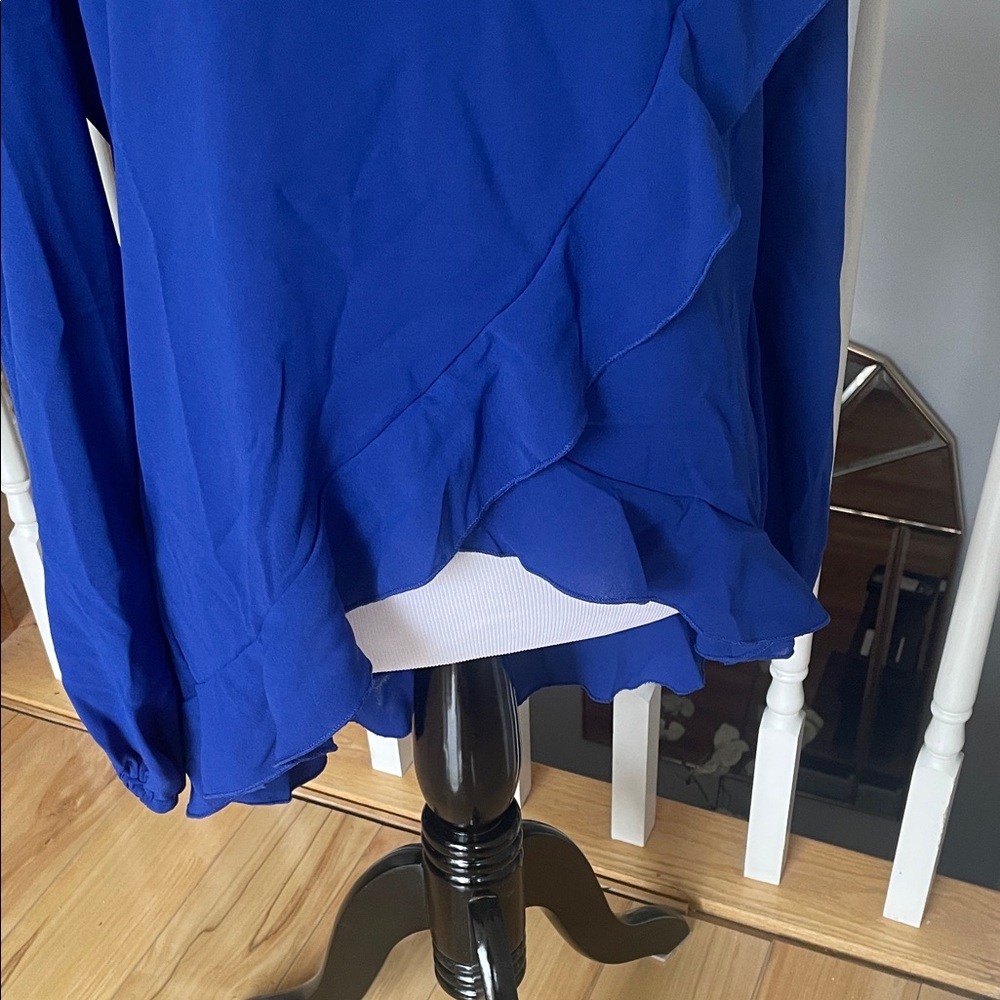 SHEIN Royal Blue Long Sleeve Top - Picture 3 of 5